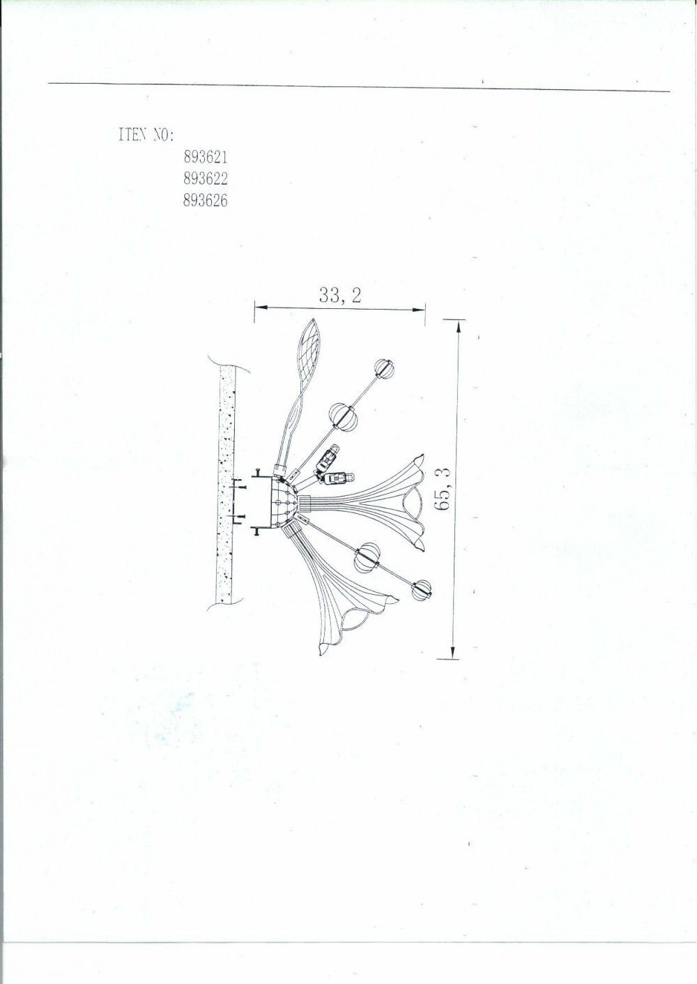 Lightstar *** (MВ8135-6) Бра CELESTA LED 6х6W(Led) G9 SKY BLUE (в комплекте) Lightstar *** (MВ8135-6) Бра CELESTA LED 6х6W(Led) G9 SKY BLUE (в комплекте)